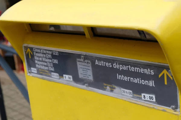Nahaufnahme Eines Französischen Briefkastens — Stockfoto
