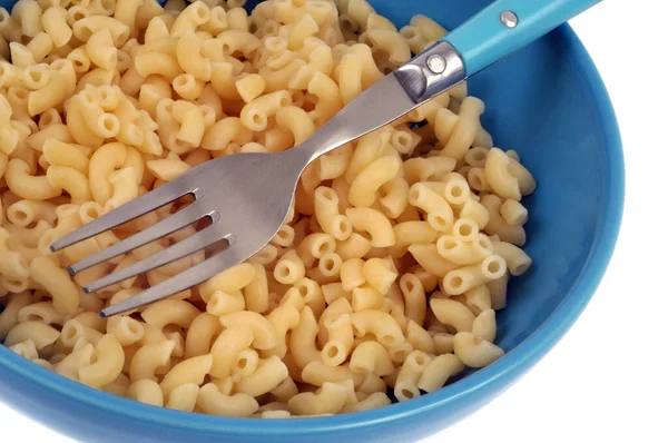 Pasta Plate Fork Close — Stock Photo, Image