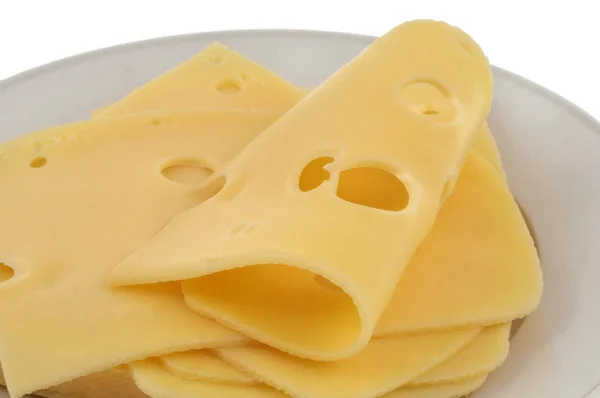 Emmental Dilimler Tabağı — Stok fotoğraf