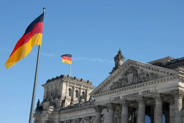 Berlin Tyskland Mars 2013 Detalj Riksdagspalatset Säte För Förbundsdagen — Stockfoto