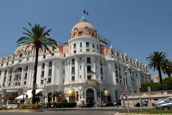 Hotel Negresco Promenade Des Anglais Nice — Zdjęcie stockowe