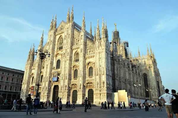 Catedral Estilo Gótico Milán —  Fotos de Stock