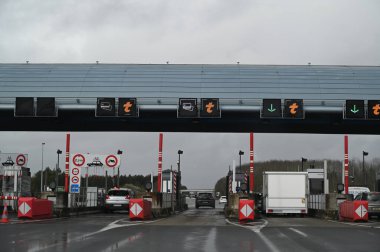 A63 otoyolundaki Nantes 'deki Bignon gişesi.