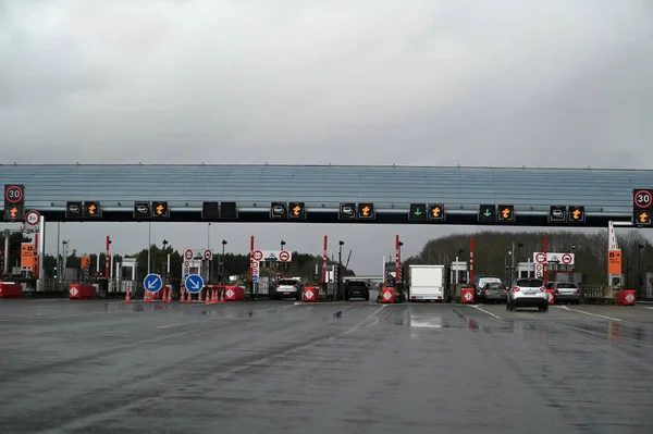 Casello Autostradale Bignon Nantes Sull Autostrada A63 — Foto Stock