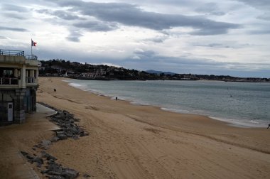 Saint-Jean-de-Luz 'un büyük plajı 