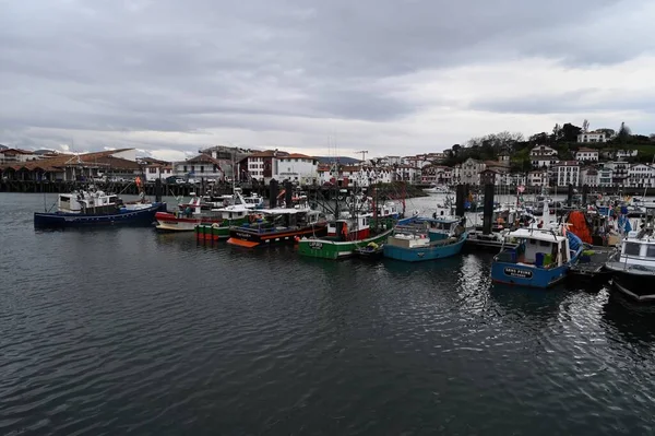 Port Pêche Saint Jean Luz Avec Ses Chalutiers — Photo