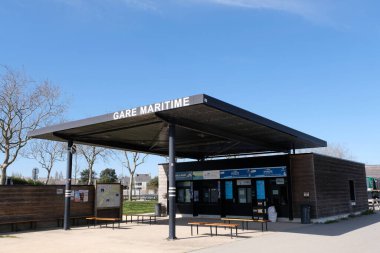 Vannes şehrinin deniz istasyonu. 