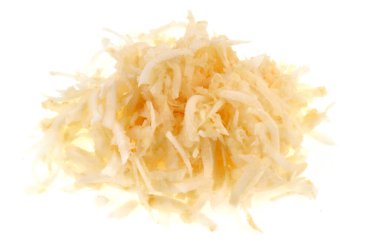 Beyaz arka planda rendelenmiş kereviz.