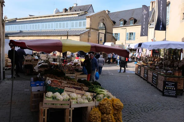 Vannes Market Fish Market Background — 스톡 사진