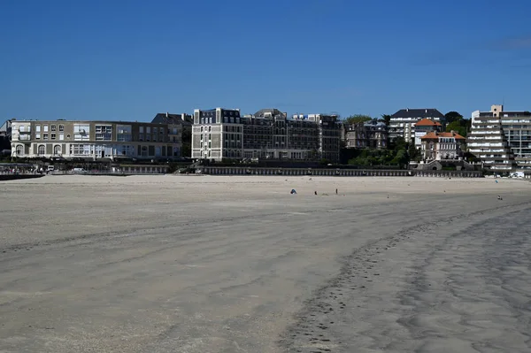 Dinard Ecluse Strand Bretagne Ban — Stock Fotó