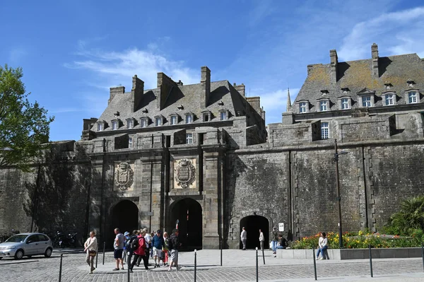 Porte Saint Vincent Nei Bastioni Saint Malo — Foto Stock