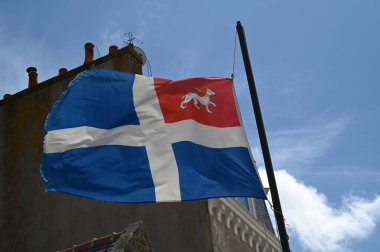 Saint-Malo şehrinin bayrağı 