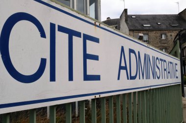 İngiltere 'nin idari kenti Vannes' in paneli