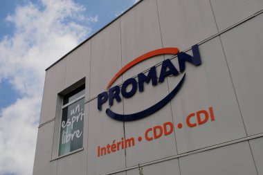 Vannes, Brittany 'deki geçici bir ajansın Proman imzası. 