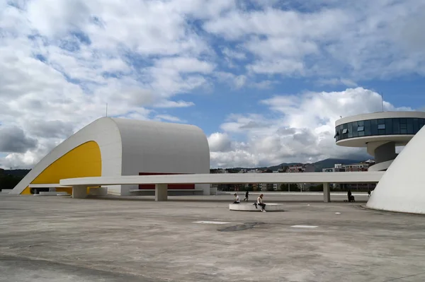 Audytorium Dzwonnica Centrum Niemeyer Aviles Hiszpanii — Zdjęcie stockowe