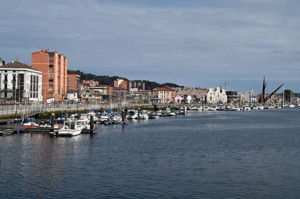 Marina Der Stadt Aviles Spanien — Stockfoto