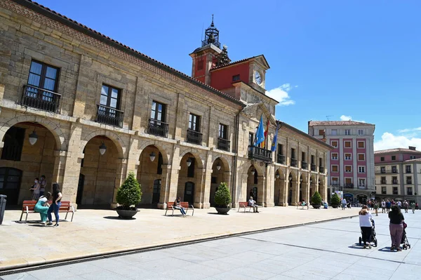 Ayuntamiento Ciudad Aviles España — Foto de Stock