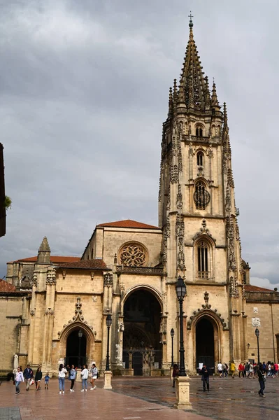 Spanya Daki Oviedo Katedrali San Salvador — Stok fotoğraf