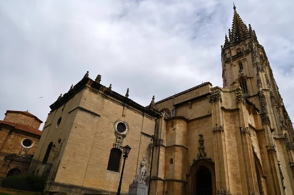Catedral San Salvador Oviedo Espanha — Fotografia de Stock