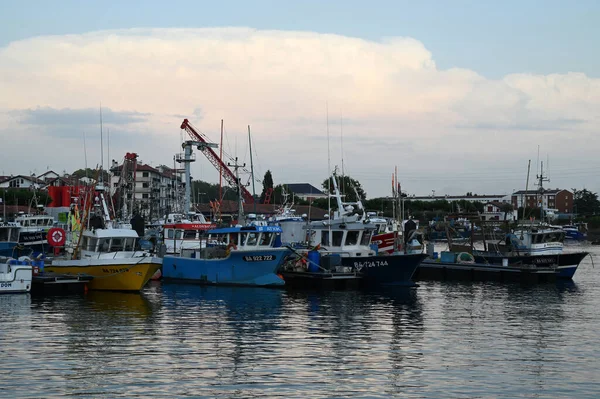 Μηχανότρατες Στο Λιμάνι Του Saint Jean Luz — Φωτογραφία Αρχείου