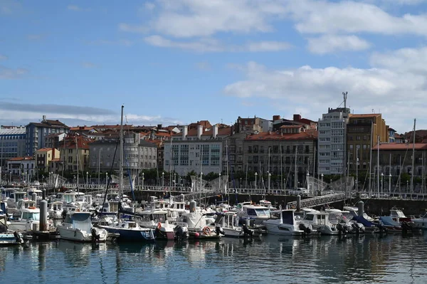 Puerto Deportivo Ciudad Gijón España —  Fotos de Stock