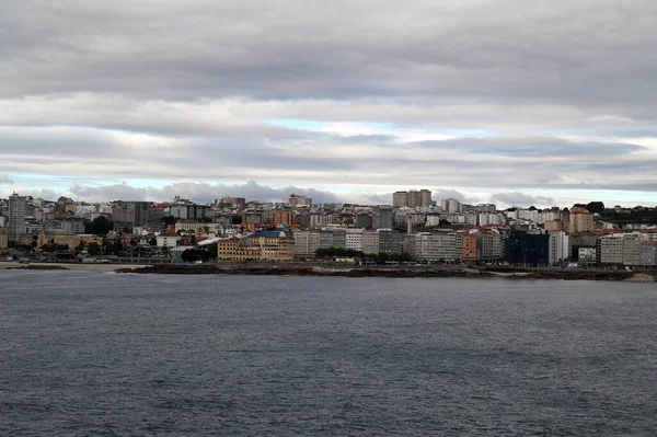 Coruña Bajo Cielo Nublado —  Fotos de Stock