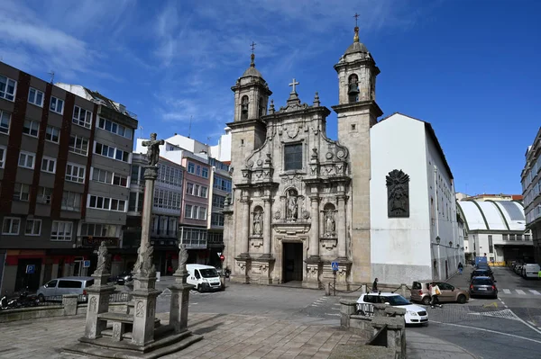 Igreja São Jorge Coruna Galiza — Fotografia de Stock