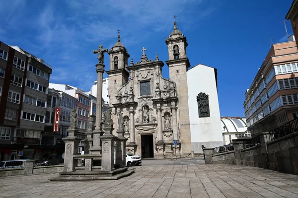 Igreja São Jorge Coruna Galiza — Fotografia de Stock