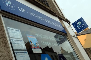 Brittany, Vannes 'da geçici iş ve işe alım ajansı Lip.