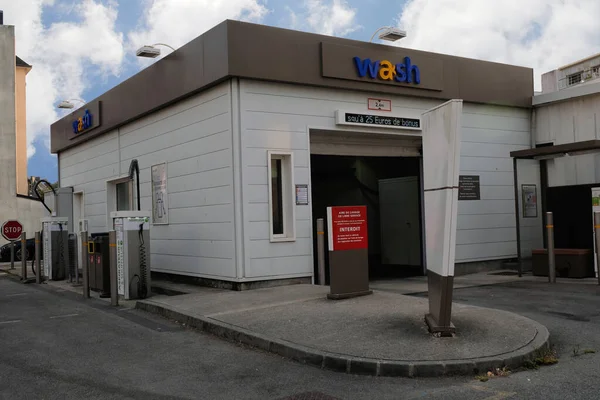Total Wash Station City Vannes Brittany — 스톡 사진