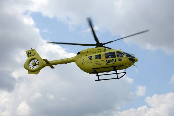 Samu Des Pays Loire Helicopter Flight — Foto de Stock