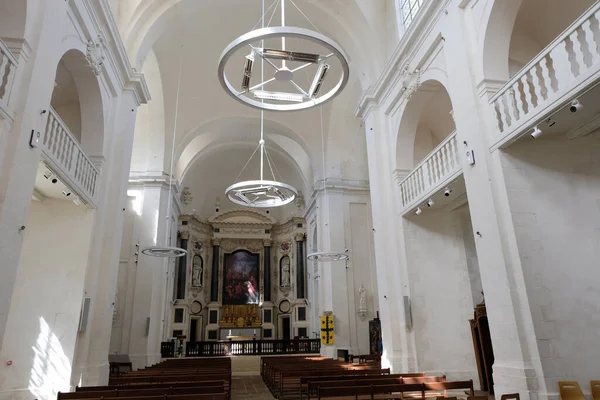 Интерьер Церкви Святого Ива Городе Ванн Бретани — стоковое фото