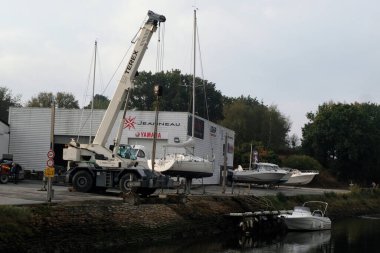 Le Pennec West Yachting Group shipyard in Vannes, Brittany