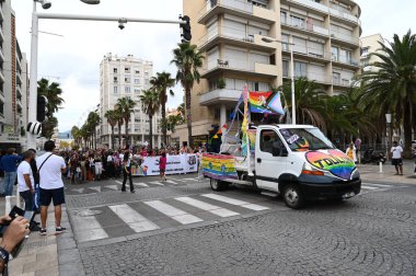 Toulon Gurur Yürüyüşünün Gösterisi 