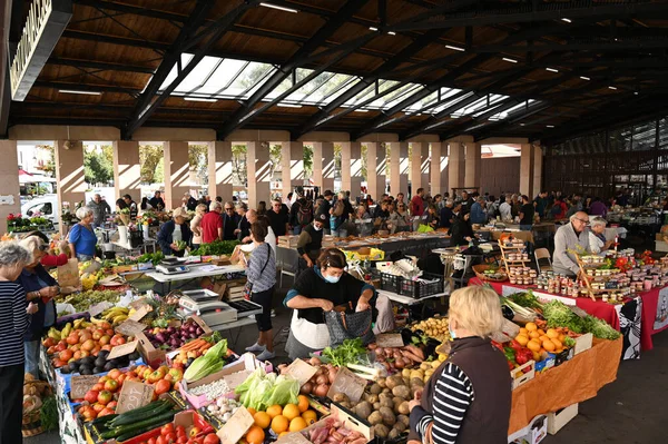 Der Markt Von Ajaccio Auf Korsika — Stockfoto