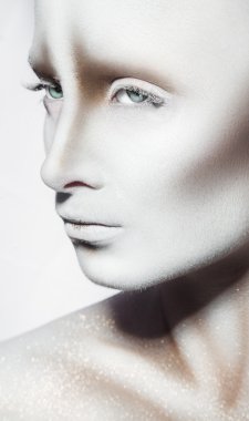 yaratıcı phot olan bodyart kadın