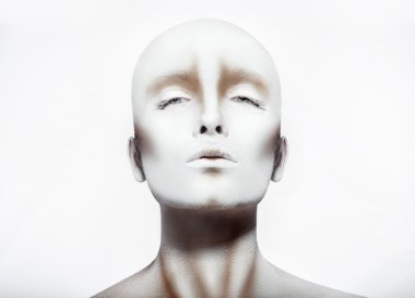 bodyart güzel tüysüz kız