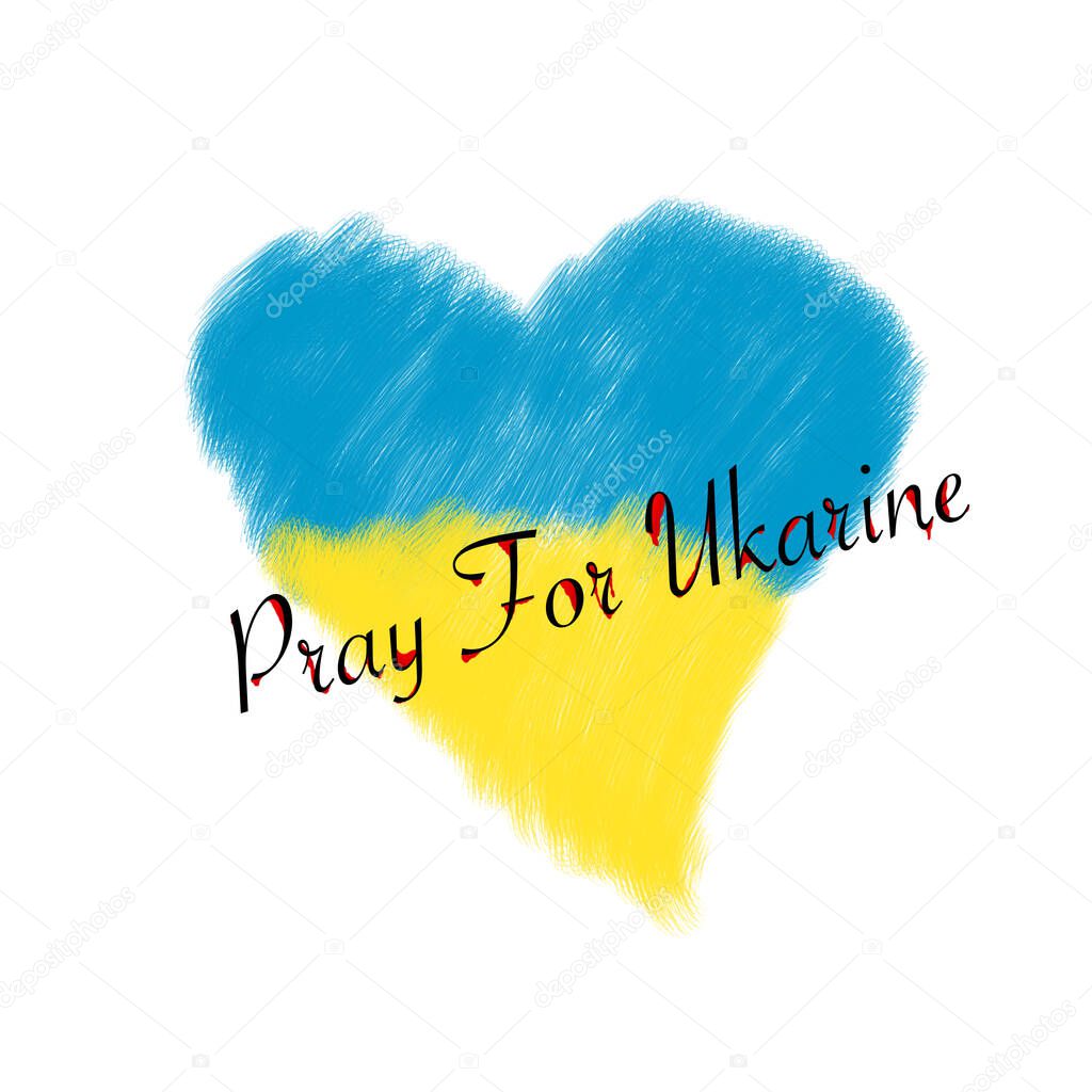 war in Ukraine in central europe in the 21st century. Pray For Ukraine. Stop the war.