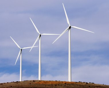 Wind turbines clipart