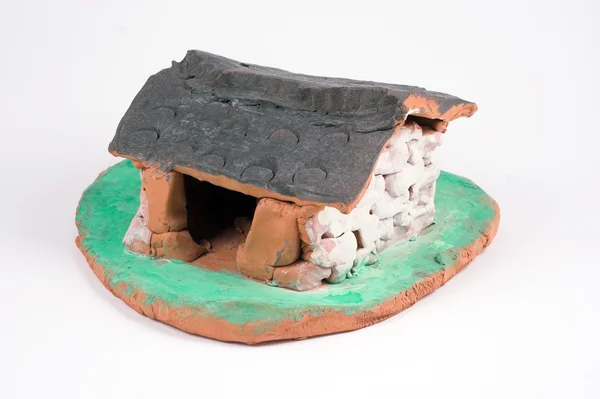 Little clay house — Stock Photo, Image