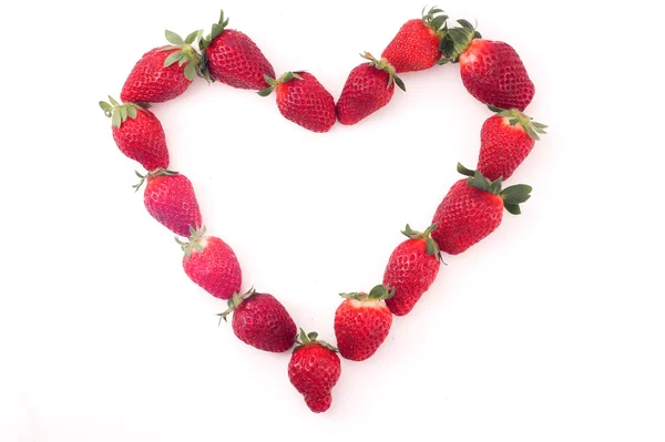 我爱草莓 — 图库照片