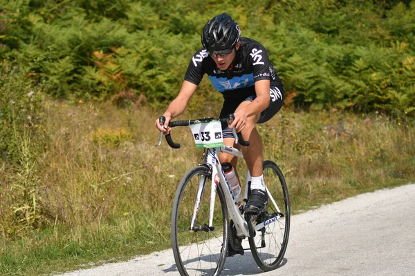 Mavrovo Macedonia September 2020 Time Trial Bicycle Race Took Place — Stock Photo, Image