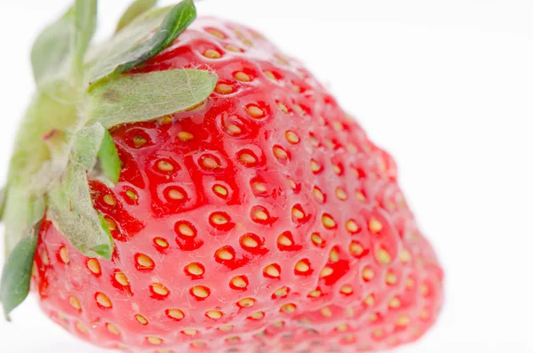 Fresh strawberries were placed on a white background — Stock Photo, Image