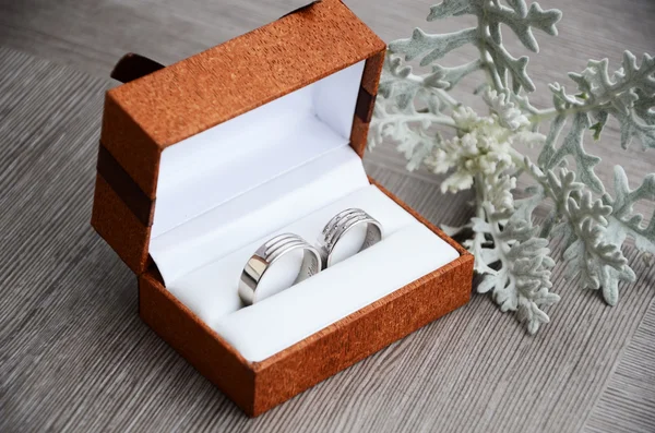 Wedding rings — Stock Photo, Image