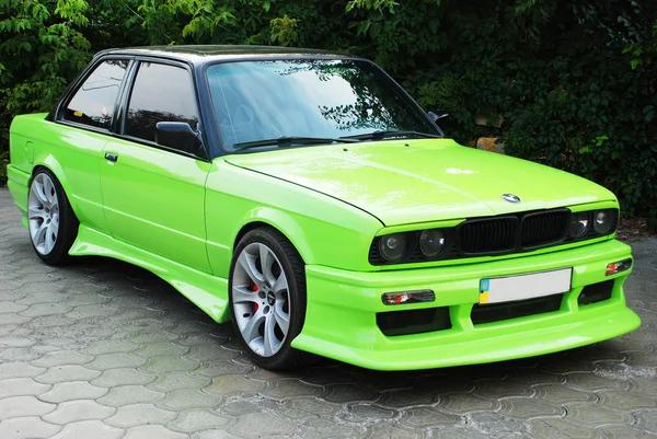 Verde coche deportivo — Foto de Stock