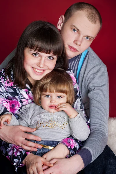 Gelukkige familie — Stockfoto