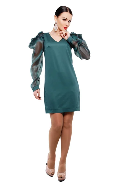 Woman in stylish dress — Stock Photo, Image