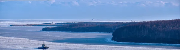 Vanino Rusland Januari 2021 Schepen Haven Van Vanino — Stockfoto