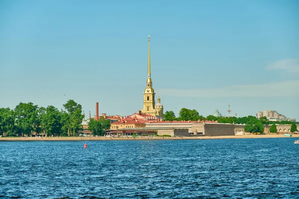 San Petersburgo Rusia Junio 2021 Neva Embankment —  Fotos de Stock