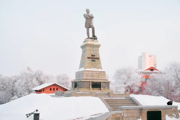 Doğu Sibirya Genel Valisi Nikolai Nikolaevich Muravyov Amursky Nin Anıtı — Stok fotoğraf